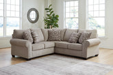 Tampa Furniture Outlet Lutz - Ashley Furniture - Claireah Sectional - RAF 2-Piece Sectional / Umber - 90603S2